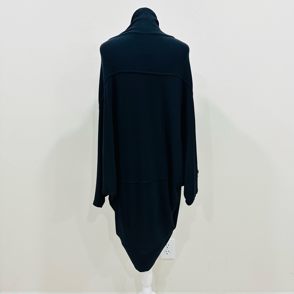 ATHLETA Cocoon Wrap Open Cardigan Nirvana Black Women’s Oversized Size L/XL - Picture 6 of 11